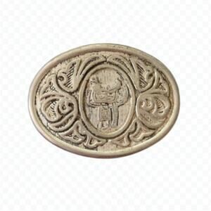 Vintage Avon Western Cowboy‎ Saddle Filigree Belt Buckle Silver Tone